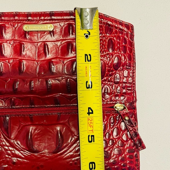 Brahmin Deep Red Croc Wallet - Picture 15 of 15